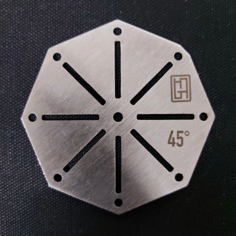 Gabarito Octogonal Divisão Circular 45°