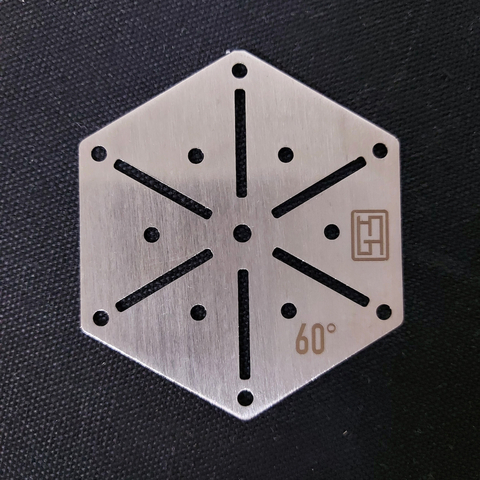 Gabarito Hexagonal Divisão Circular 60°