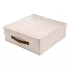 Caja Organizadora Blanca Plegable con Manija 6 Divisiones en internet