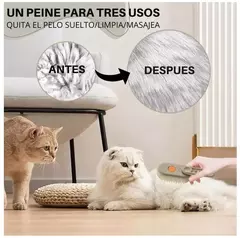 Cepillo a Vapor Mascota Masajeador Recargable Usb en internet