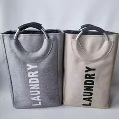 Cesto de Ropa con Manija Laundry Rigido - Deco Hogar