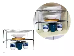 Estante Apilable Alacena metálico Reforzado Cocina X 2 - tienda online