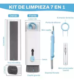 Kit 7 en 1 Limpiador de Teclado, Auriculares, Pantallas y Pc - tienda online