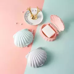 Jabonera Caracol de Mar con Tapa - comprar online