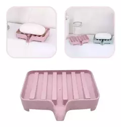 Jabonera de Plastico con Ranuras y Drenaje - tienda online