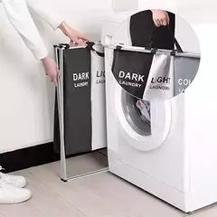 Cesto de Ropa Triple Plegable LAUNDRY en internet