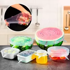 Tapas Silicona Redonda x6 - tienda online