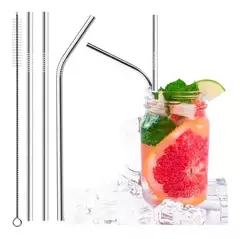 Pack x4 Sorbetes de Acero mas Cepillo - comprar online