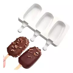 Molde de Silicona para Helados x3 Forma Paleta en internet