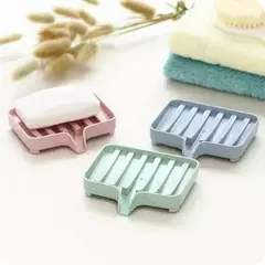 Jabonera de Plastico con Ranuras y Drenaje - comprar online