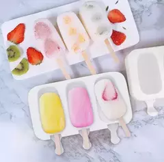 Molde de Silicona para Helados x3 Forma Paleta - comprar online