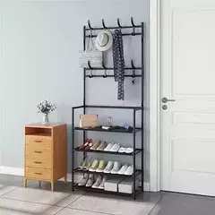 Rack Organizador Multifuncional 5 Niveles Perchero + Zapatero en internet
