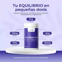 MAGNESIO 5 EN 1 MAX EN POLVO THE PROTEIN LAB - comprar online