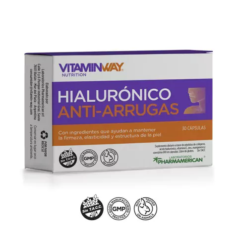 Hialurónico Anti-Arrugas Vitamin Way x30 Cápsulas - comprar online