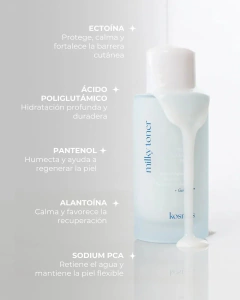 MILKY TONER TONICO CALMANTE FACIAL KOSMOS 100 GR - comprar online