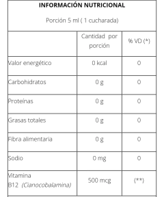 VITAMINA B12 BEBIBLE X500 NATIER - comprar online