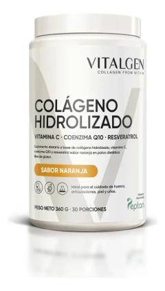 COLAGENO HIDROLIZADO VITALGEN SABOR NARANJA X360 G