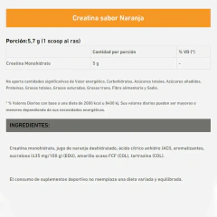 CREATINA MONOHIDRATO MICRONIZADA SABOR NARANJA ENA X 342 G - comprar online
