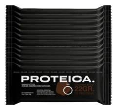 BARRAS PROTEÍCAS HOLSOM CHOCOLATE AMARGO CON NARANJA X12 UNIDADES