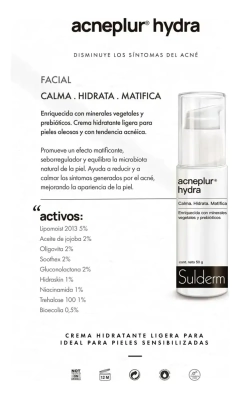 ACNEPLUR HYDRA SULDERM X 50G - comprar online