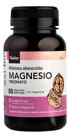 MAGNESIO TREONATO X50 CAPS NATIER