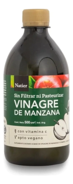 VINAGRE DE MANZANA Y VIT C X500 NATIER