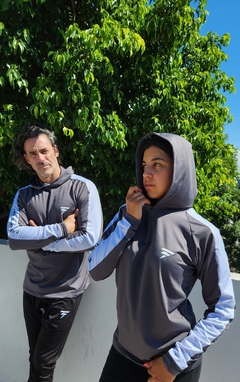 5 Buzos deportivos de lycra termica frisada. UNISEX - comprar online