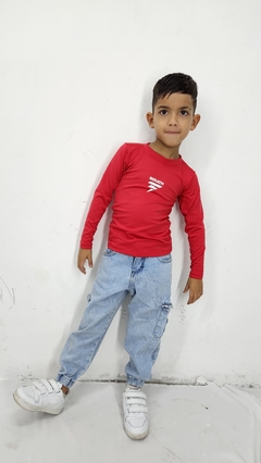5 Remeras termicas frizadas de niños. - comprar online