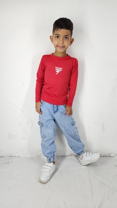 5 Remeras termicas frizadas de niños. en internet