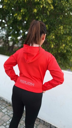 Imagen de 5 Campera de dama con capucha y estampado.