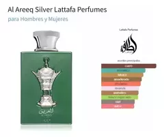 Perfume árabe Al Areeq Silver EDP Lattafa Pride 100ml en internet