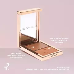 Major Sculpt Crème Contour & Powder Bronzer Duo Patrick Ta - tienda online