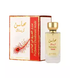 Perfume árabe Mahasin Crystal Lattafa 100ml