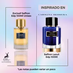 Perfume árabe Exclusif Saffron Collection Maison Alhambra 100ml - Importpichino