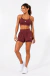 Conjunto Fitness em Poliamida Short + Top [Vinho] - comprar online