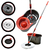 Mop Giratório 360° Regulável com Rodinhas, Alça e Rodo de Limpeza Geral Multiuso 100% Original - MICASADECOR