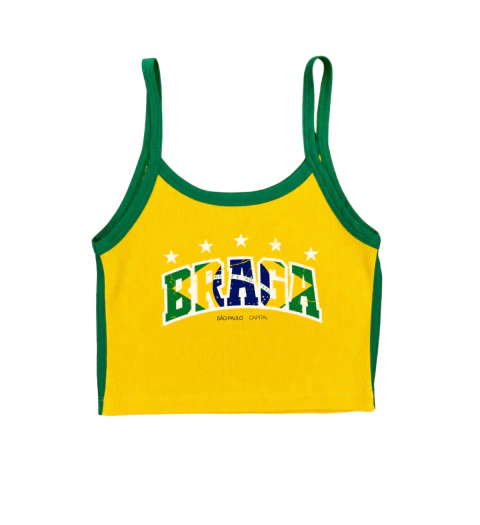 Regata Canelada Feminina “Braga Brasil”