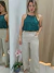 Musculosa Top Ten Verde Ingles