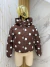 U.TIME #AW1323 CHAMARRA CON GORRO PUFF POLKA - ROMELI