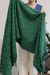 Manta Anna Verde Escuro 1,40x2,30 na internet