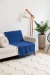 Manta Anna Azul Marinho 1,40x2,30 - Útil em Casa Home e Decor