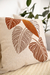 Capa de Almofada Mari Folhas Terracota - 43x43 na internet