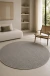 Tapete Redondo Egípcio Sisal Marrocos 2,00X2,00