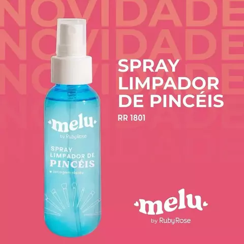 Spray Limpador de Pincéis Melu by Ruby Rose