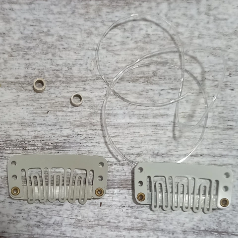 Fio de Silicone Avulso com Tic Tac Bege