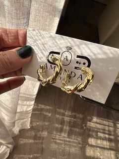 AROS CHUNKY DORADOS - comprar online