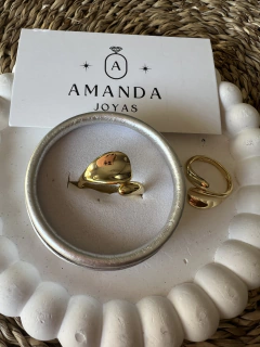 ANILLO ZOÉ DORADO - comprar online