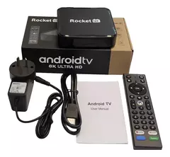 TV BOX Rocket TV - Full Contenido- Tv en Vivo- Pelicuas- Series- Futbol-todo el deporte- El mas Completo y Rapido - comprar online