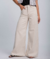 Super wide leg gabardina