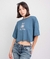 Remera bordada crop Friday sol - comprar online